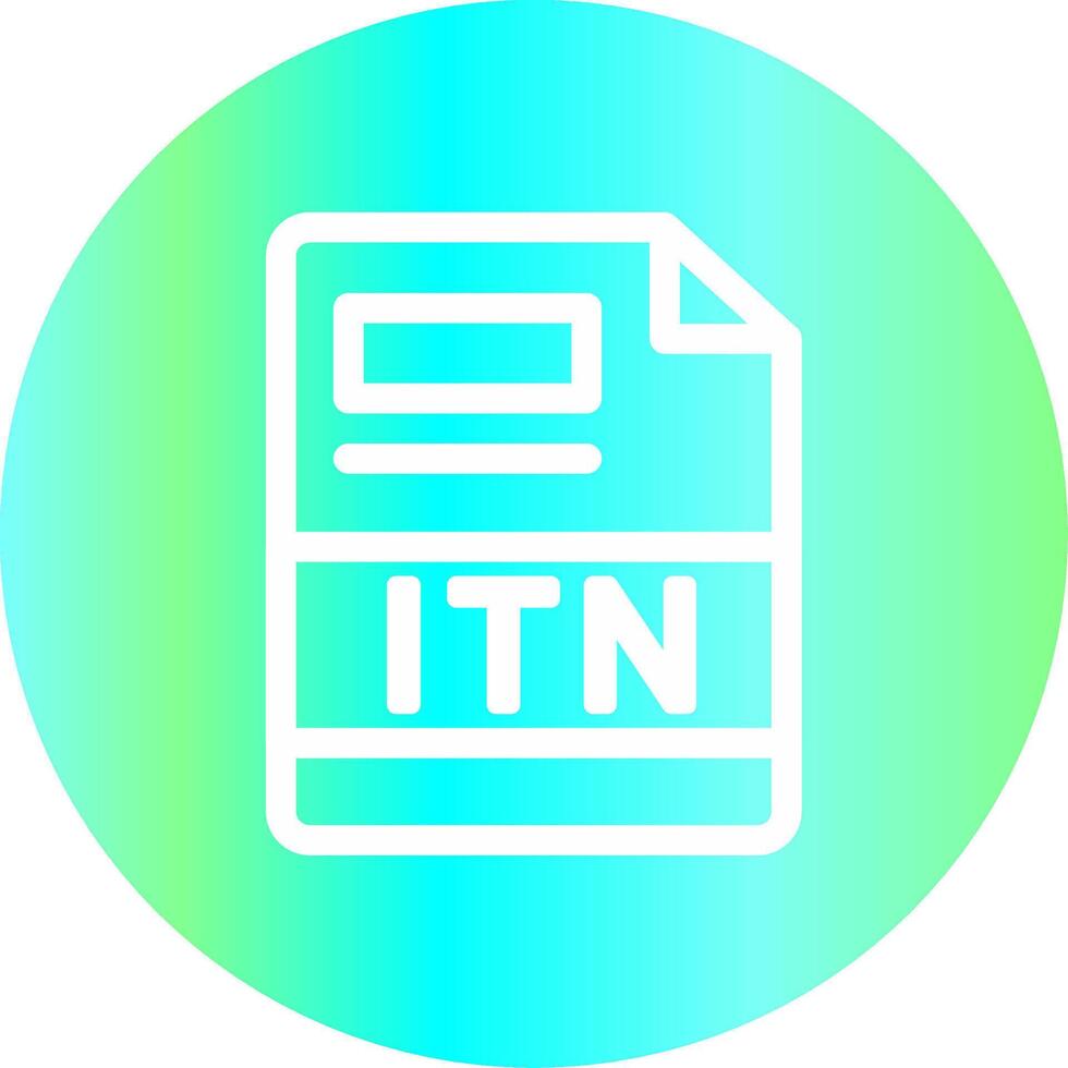 itn creativo icona design vettore