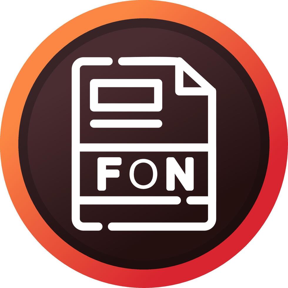 fon creativo icona design vettore