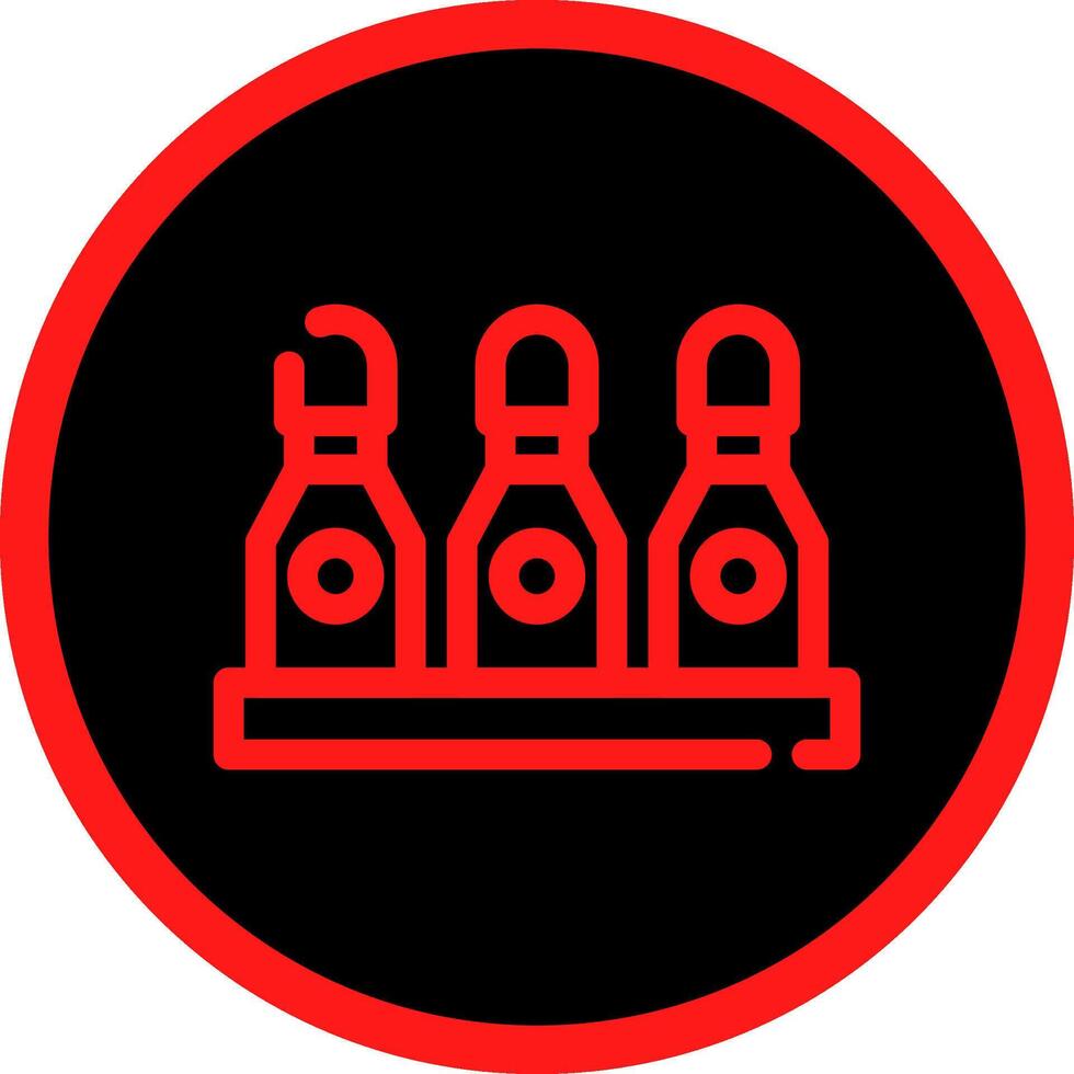 bottiglie creativo icona design vettore