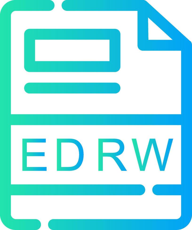edrw creativo icona design vettore
