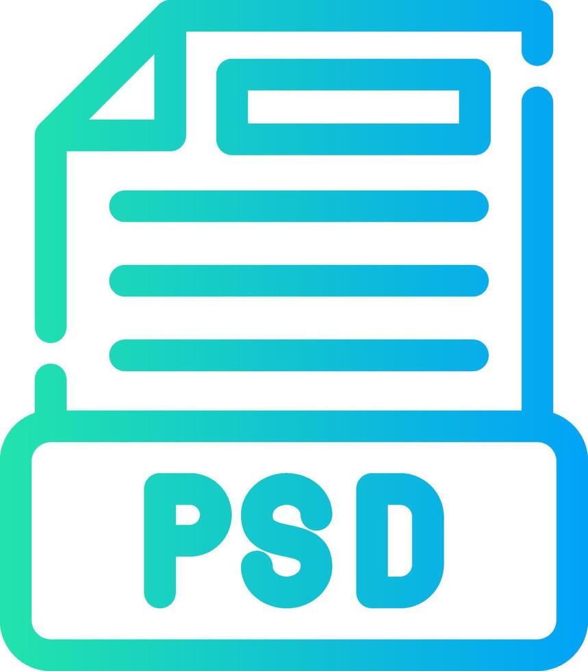 PSD file creativo icona design vettore