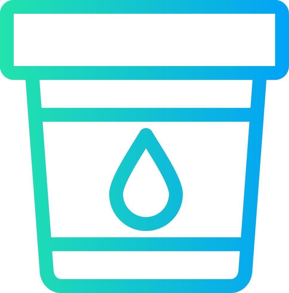 urina campione creativo icona design vettore