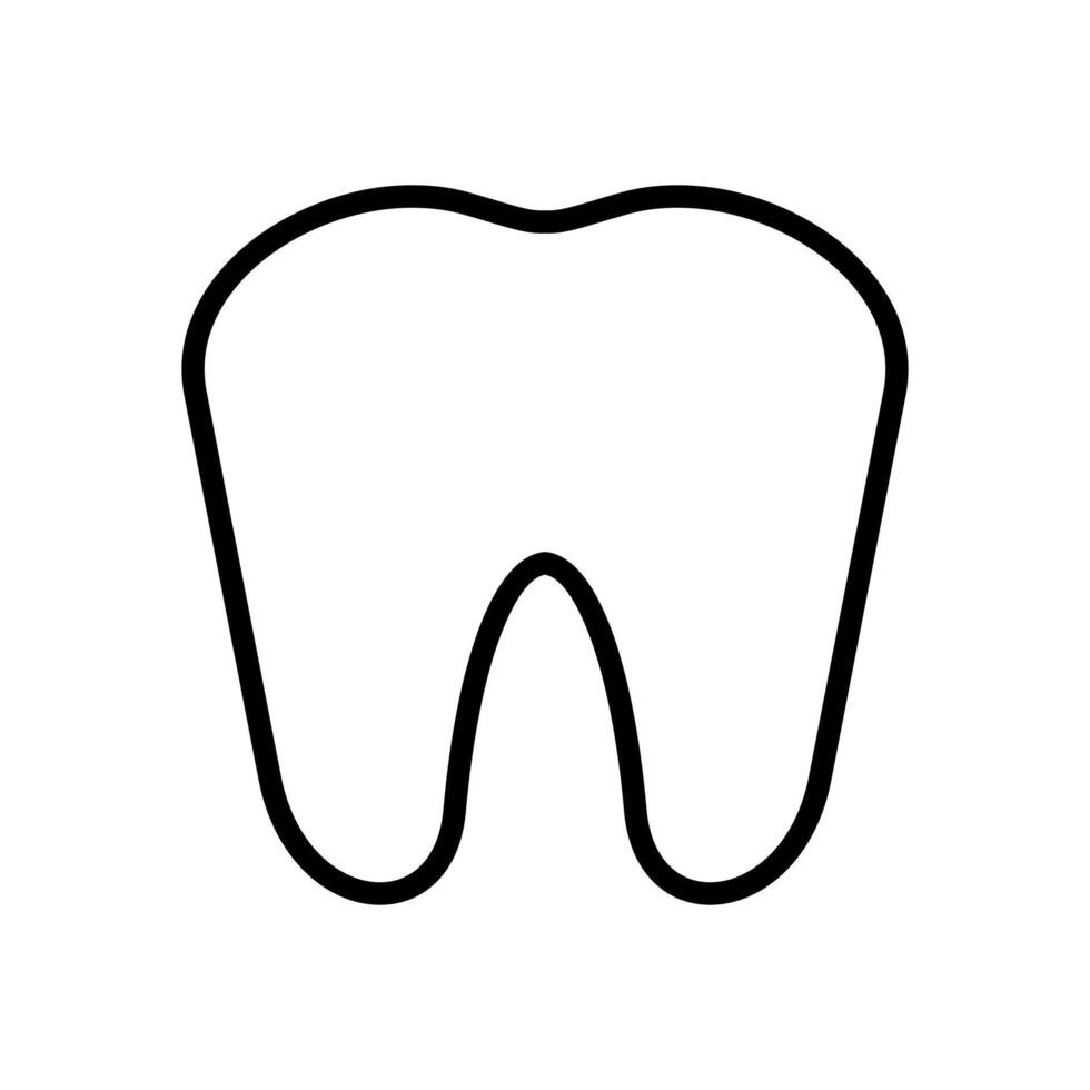 dente icona simbolo vettore modello collezione