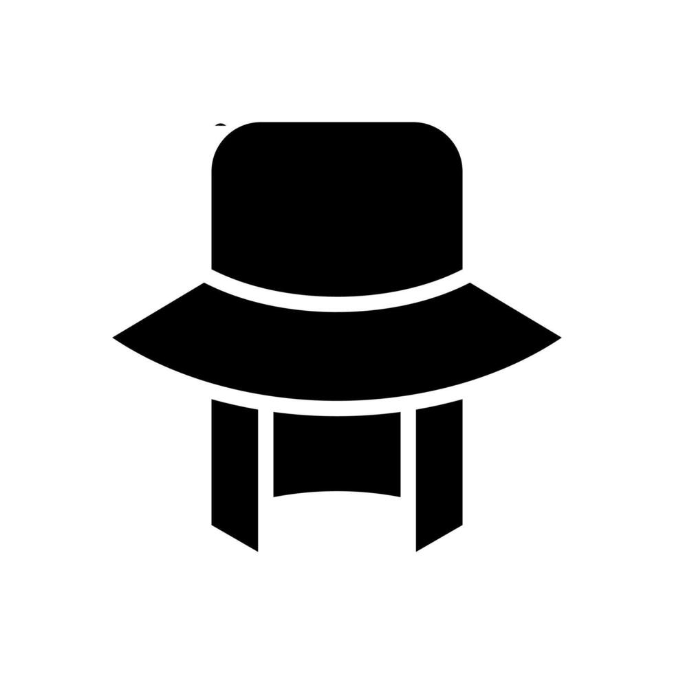 pesca cappello icona simbolo vettore modello collezione