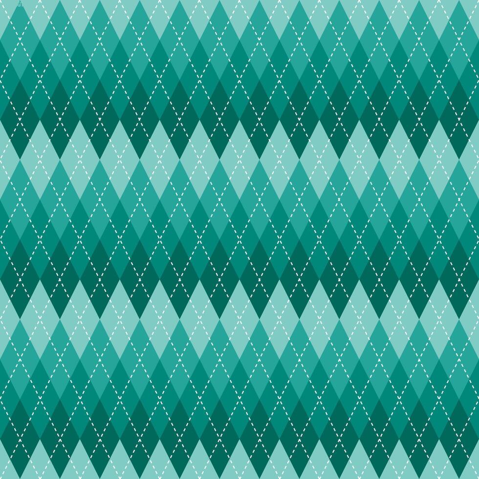 verde pendenza argyle modello. argyle vettore modello. argyle modello. senza soluzione di continuità geometrico modello per vestiario, involucro carta, sfondo, sfondo, regalo carta, maglione.