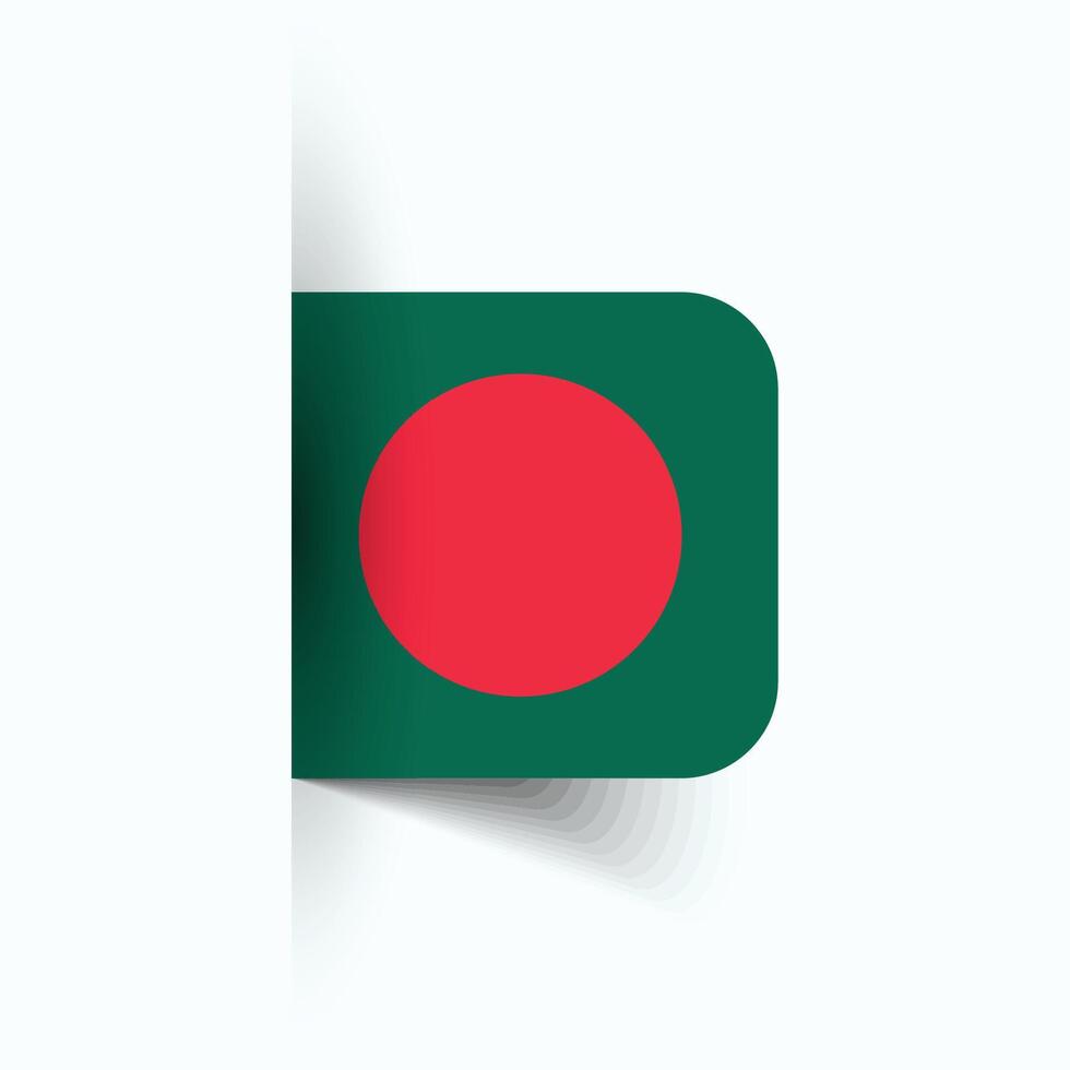 bangladesh nazionale bandiera, bangladesh nazionale giorno, eps10. bangladesh bandiera vettore icona