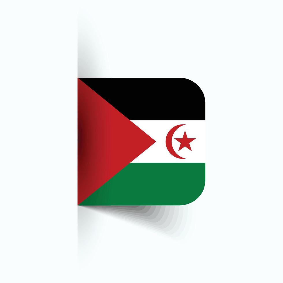 saharawi arabo democratico repubblica nazionale bandiera, saharawi arabo democratico repubblica nazionale giorno, eps10. saharawi arabo democratico repubblica bandiera vettore icona