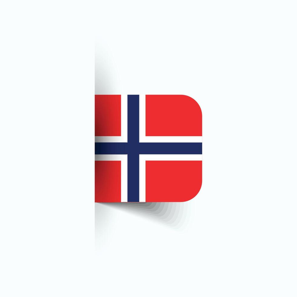 Norvegia nazionale bandiera, Norvegia nazionale giorno, eps10. Norvegia bandiera vettore icona