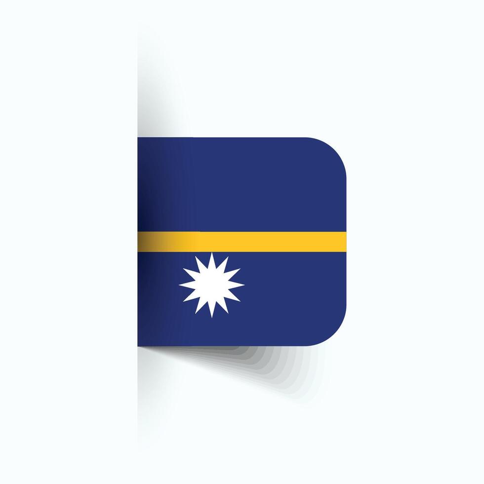 nauru nazionale bandiera, nauru nazionale giorno, eps10. nauru bandiera vettore icona