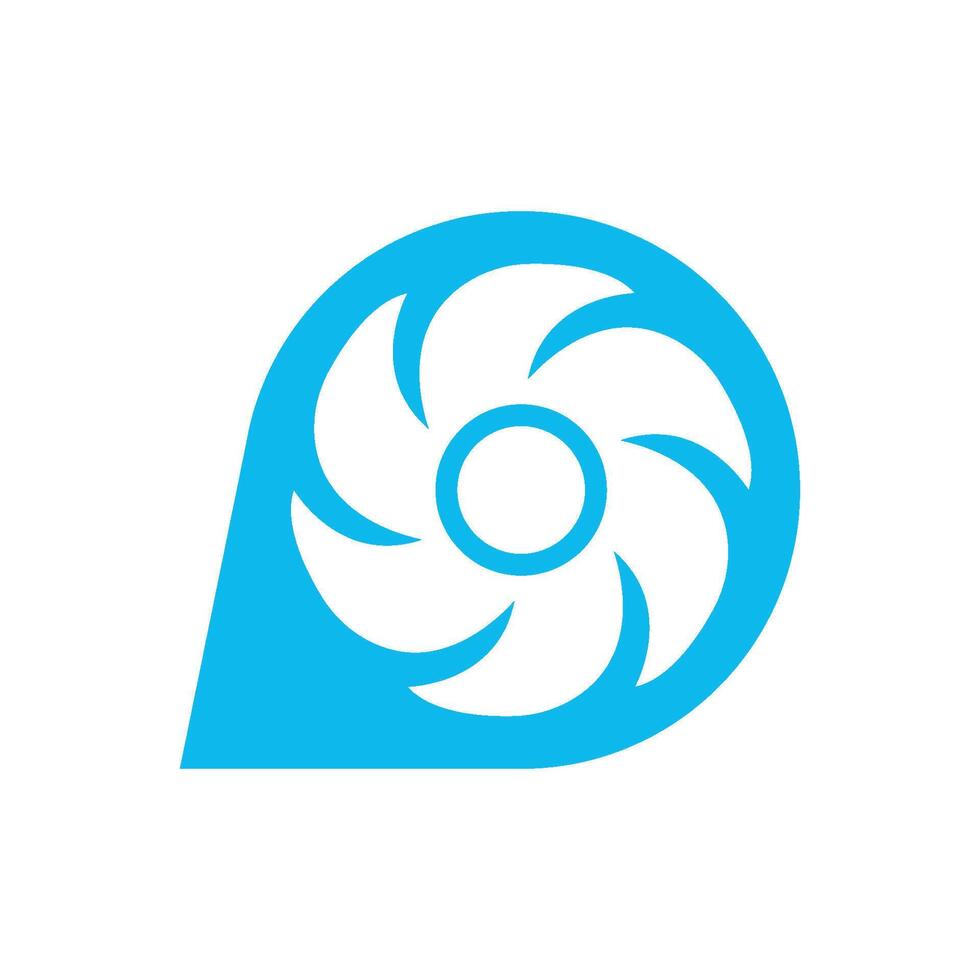 fan logo icona, vettore illustrazione modello design