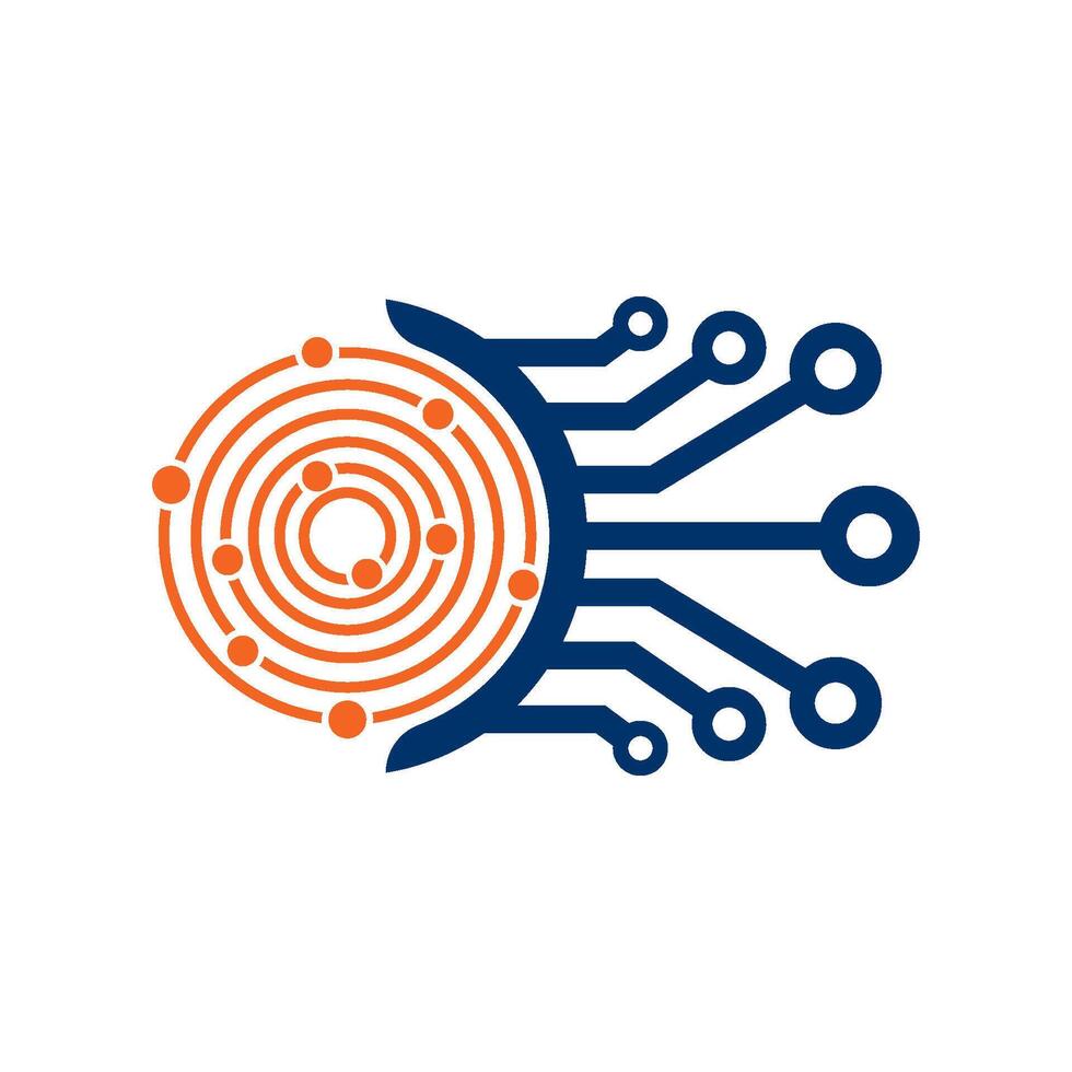 vettore logo tecnologia concetto illustrazione design
