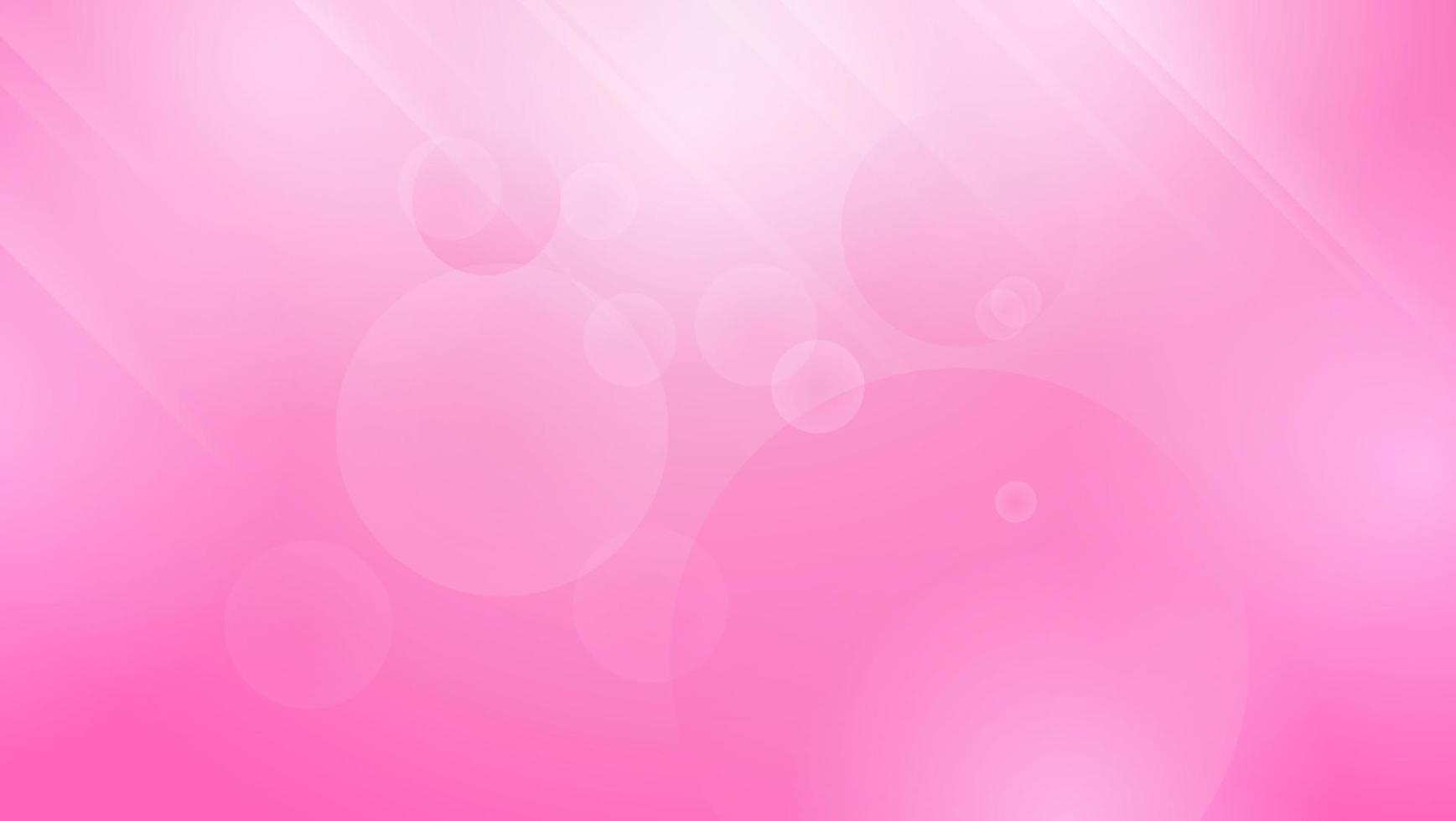 astratto romantico sfocatura leggera sfondo rosa con design effetto bokeh vettore