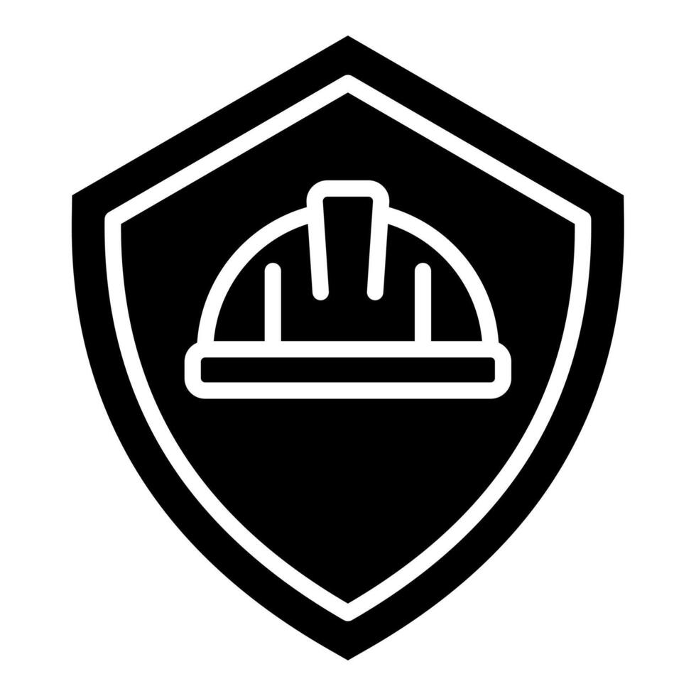costruzione sicurezza icona linea vettore illustrazione