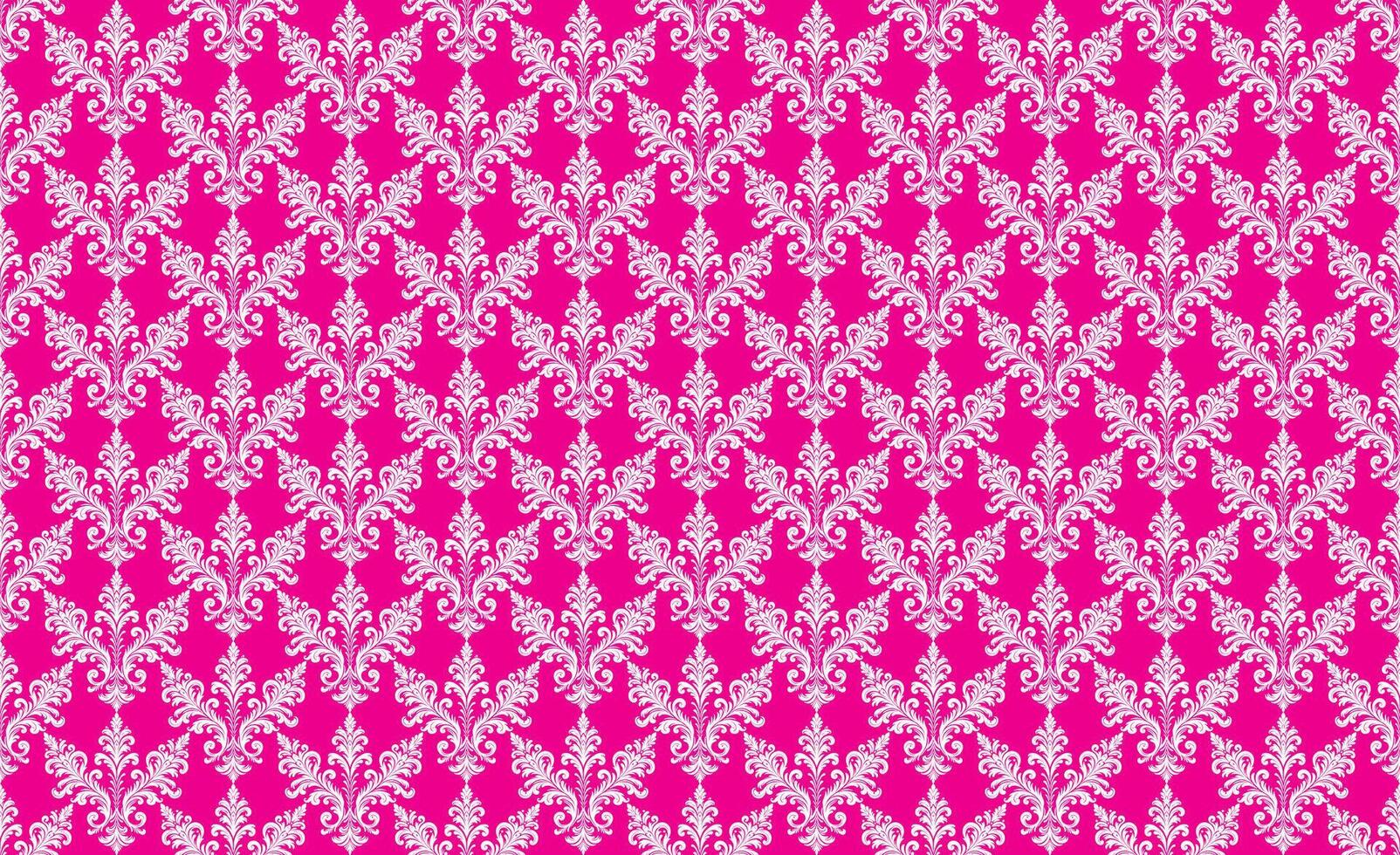 damasco tessuto tessile senza soluzione di continuità modello rosa sfondo lusso decorativo ornamentale floreale Vintage ▾ stile. tenda, tappeto, sfondo, vestiario, avvolgere, tessile vettore