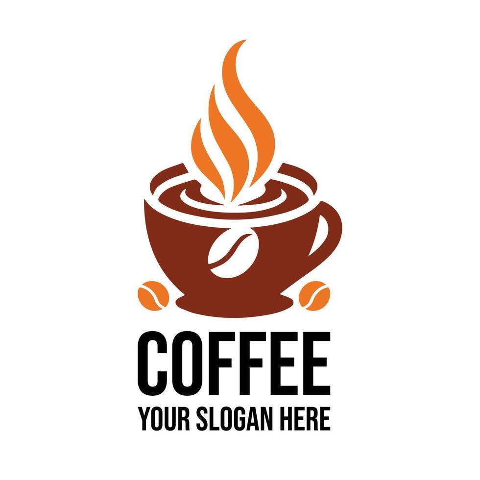 caffè logo vettore modello, caffè logo vettore elementi, caffè vettore illustrazione