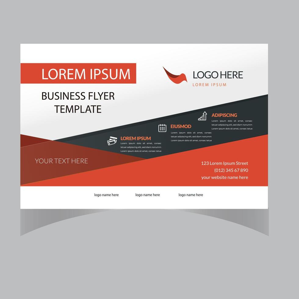 design brochure, copertina layout moderno, relazione annuale, poster, flyer in a4 vettore