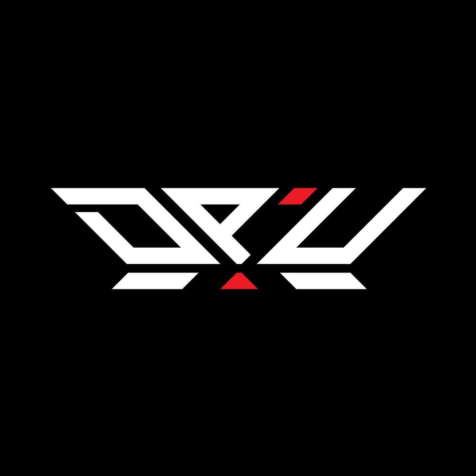 dpu lettera logo vettore disegno, dpu semplice e moderno logo. dpu lussuoso alfabeto design