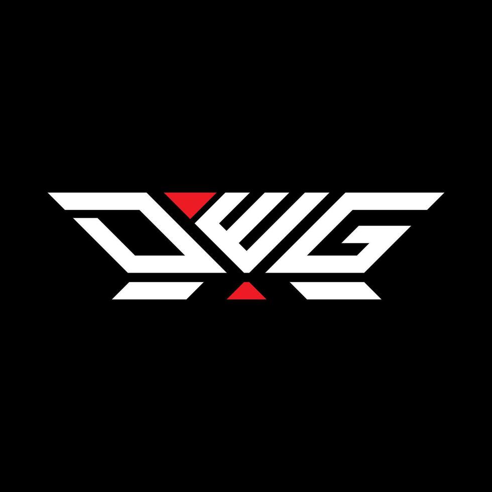 dwg lettera logo vettore disegno, dwg semplice e moderno logo. dwg lussuoso alfabeto design
