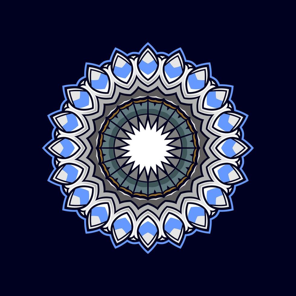 mandala modello arte sfondo gratuito vettore