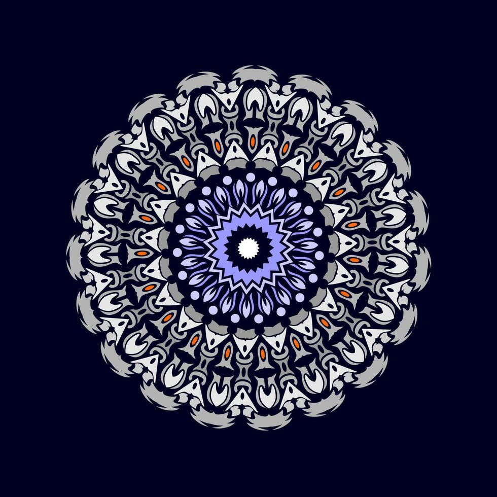 mandala modello arte sfondo gratuito vettore