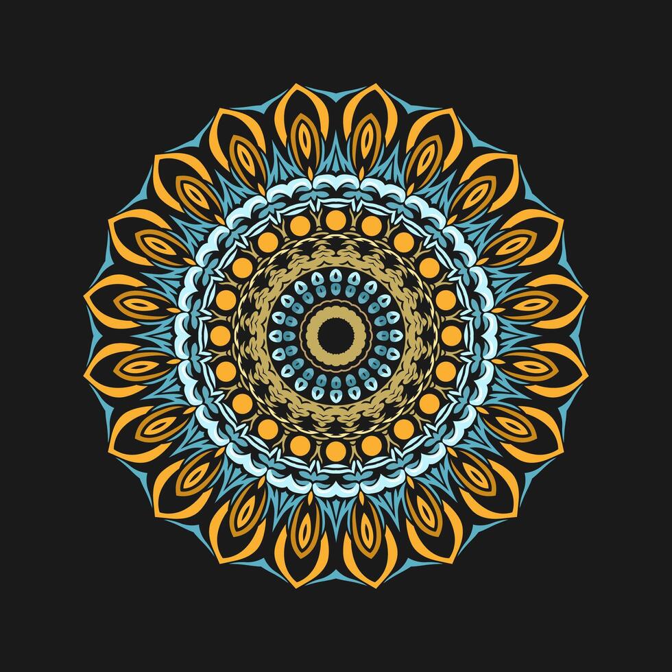 mandala modello arte sfondo gratuito vettore