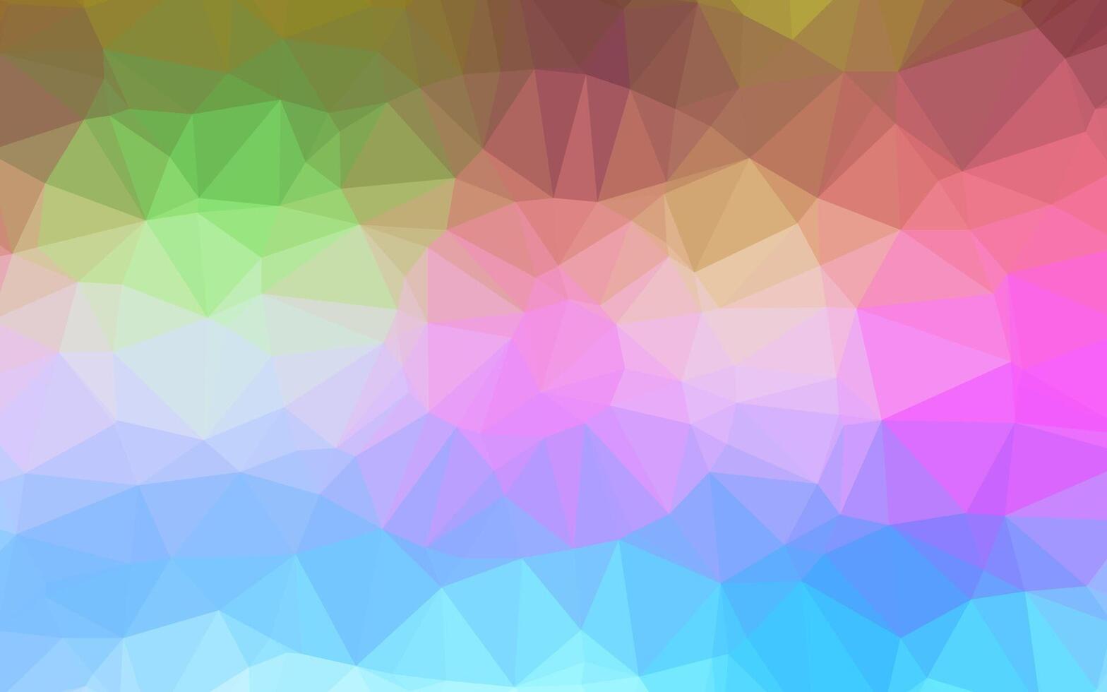 multicolore chiaro, motivo a triangolo sfocato vettoriale arcobaleno.