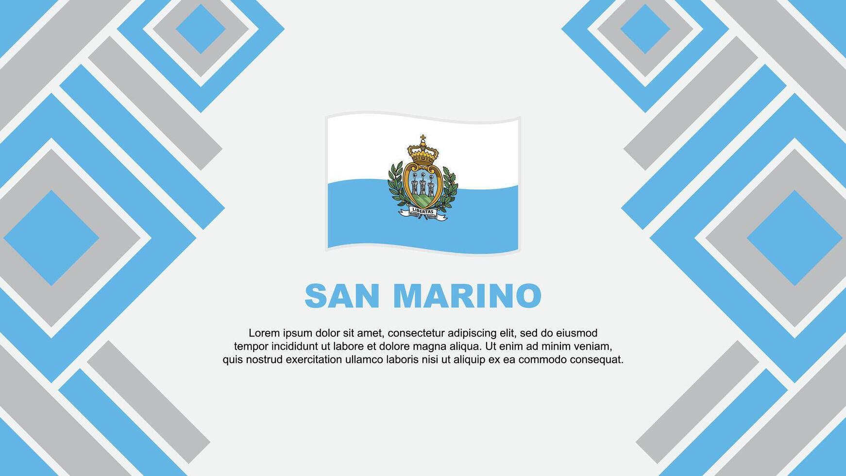 san Marino bandiera astratto sfondo design modello. san Marino indipendenza giorno bandiera sfondo vettore illustrazione. san Marino