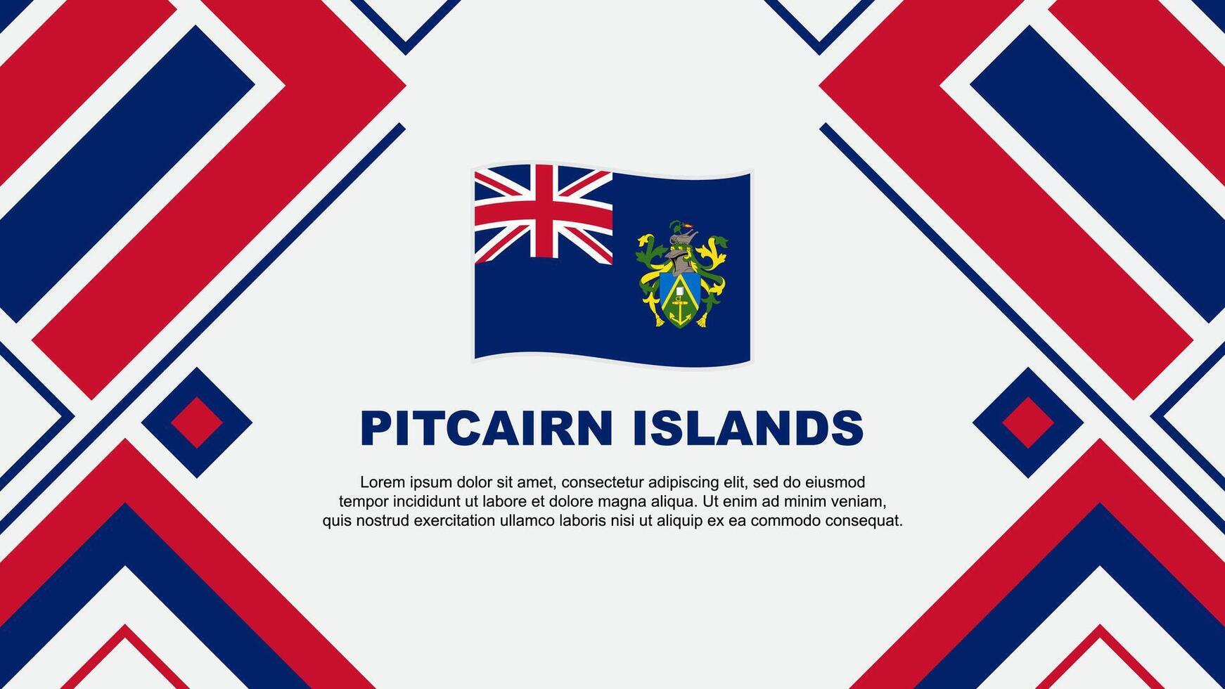 pitcairn isole bandiera astratto sfondo design modello. pitcairn isole indipendenza giorno bandiera sfondo vettore illustrazione. pitcairn isole bandiera