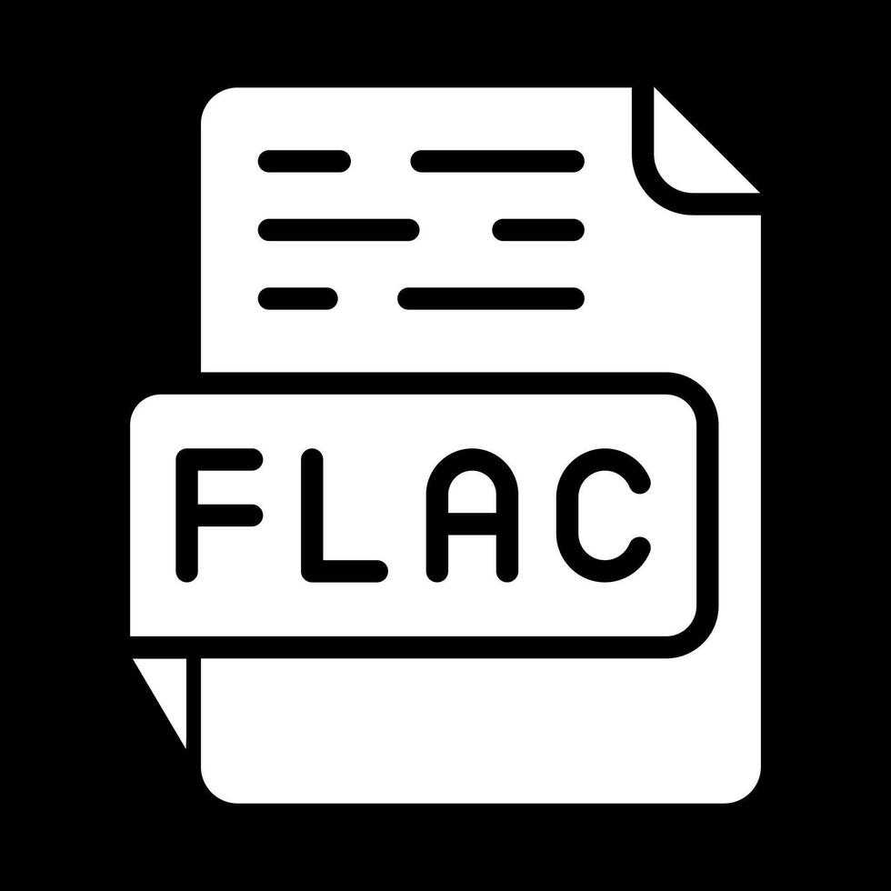 flac vettore icona