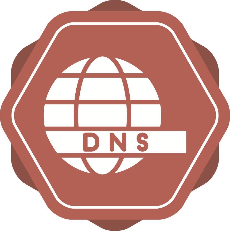 dns server vettore icona