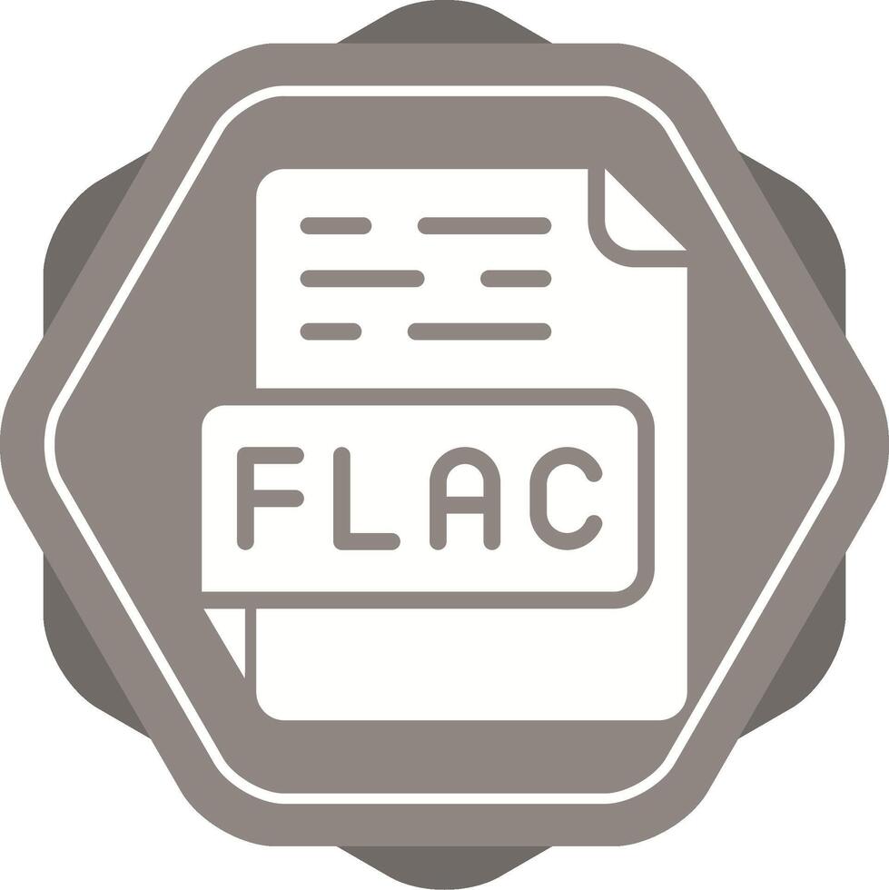 flac vettore icona