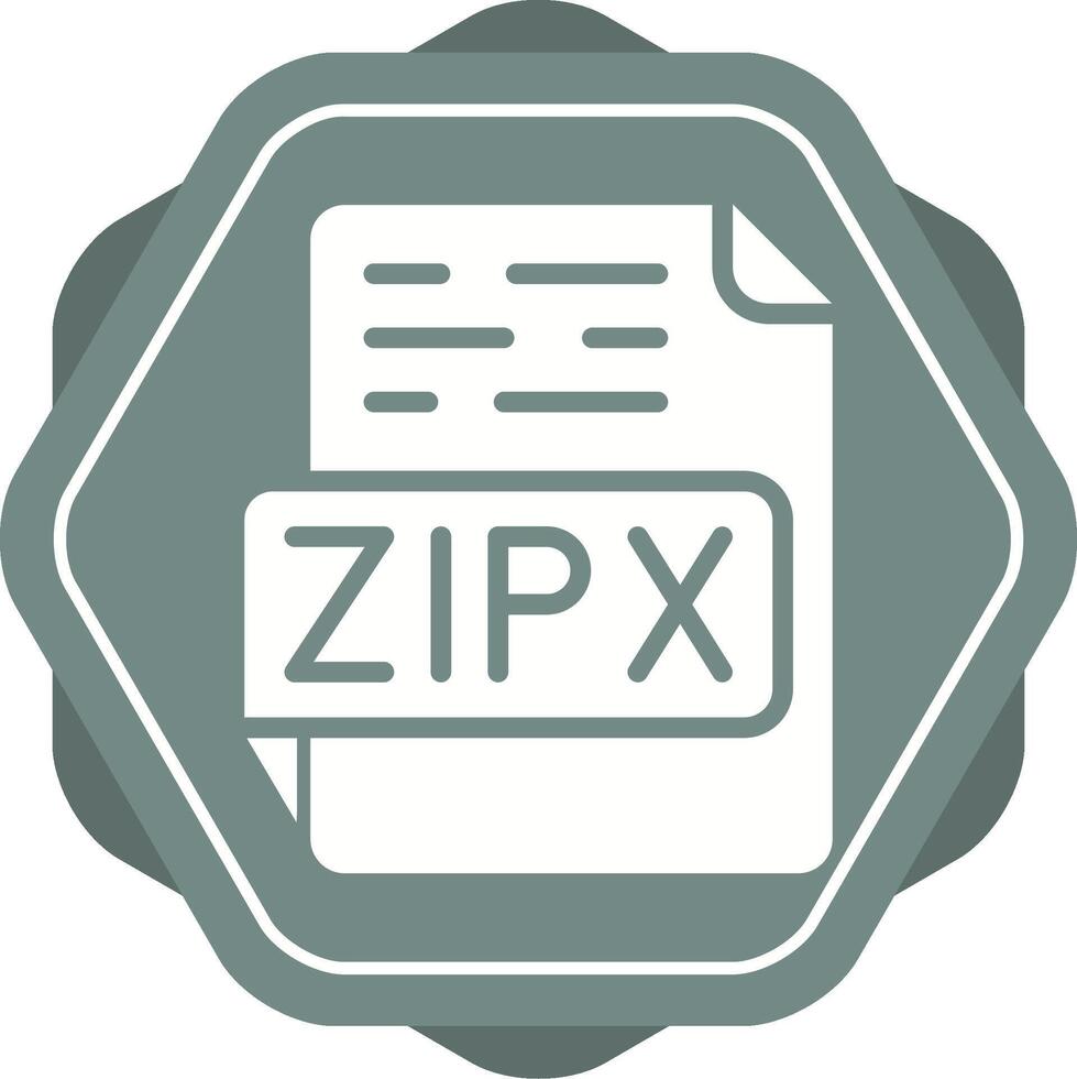 zipx vettore icona