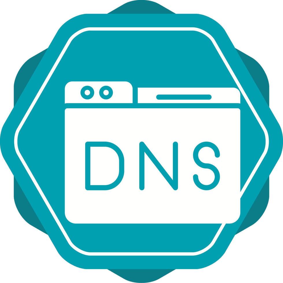 dominio dns gestione vettore icona