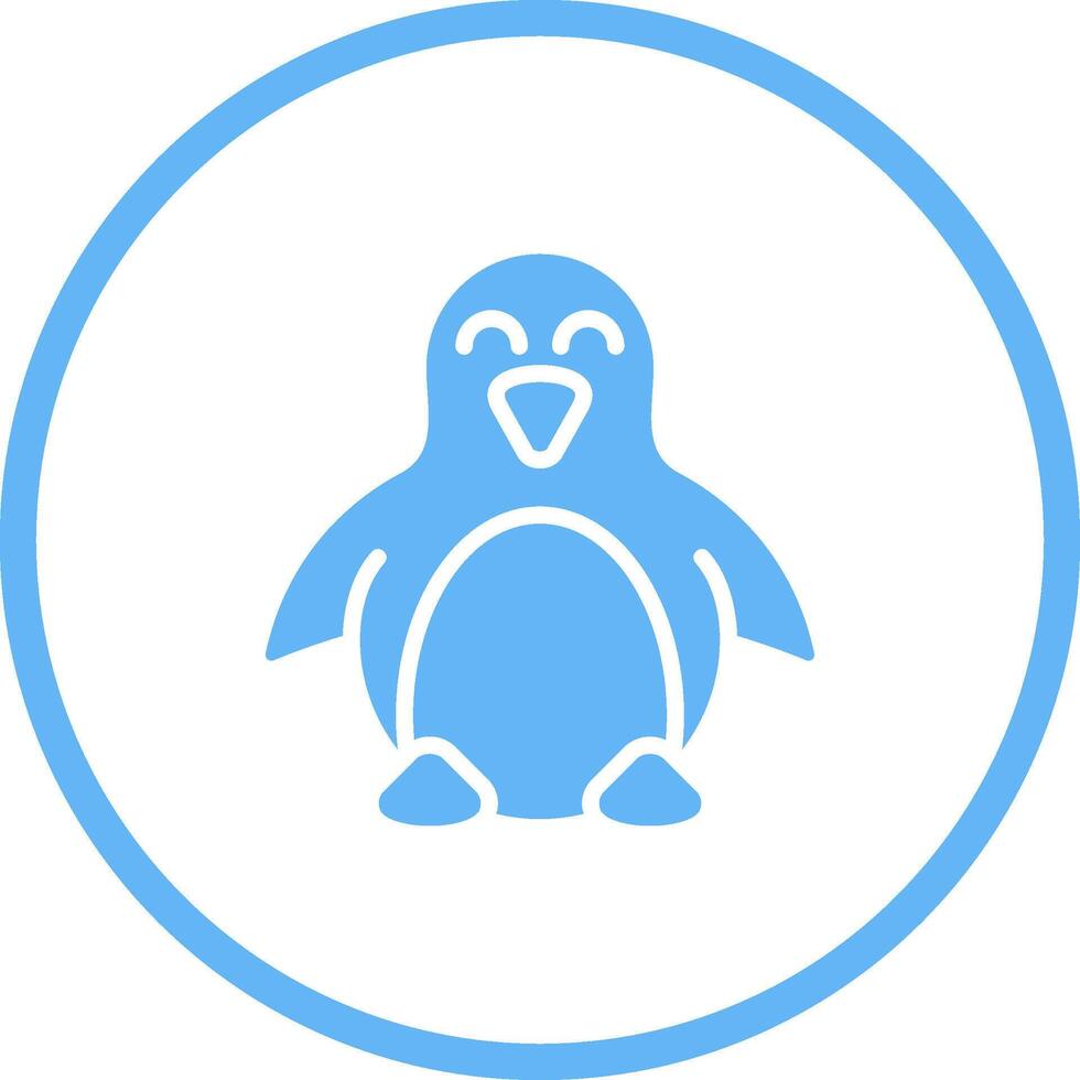pinguino vettore icona