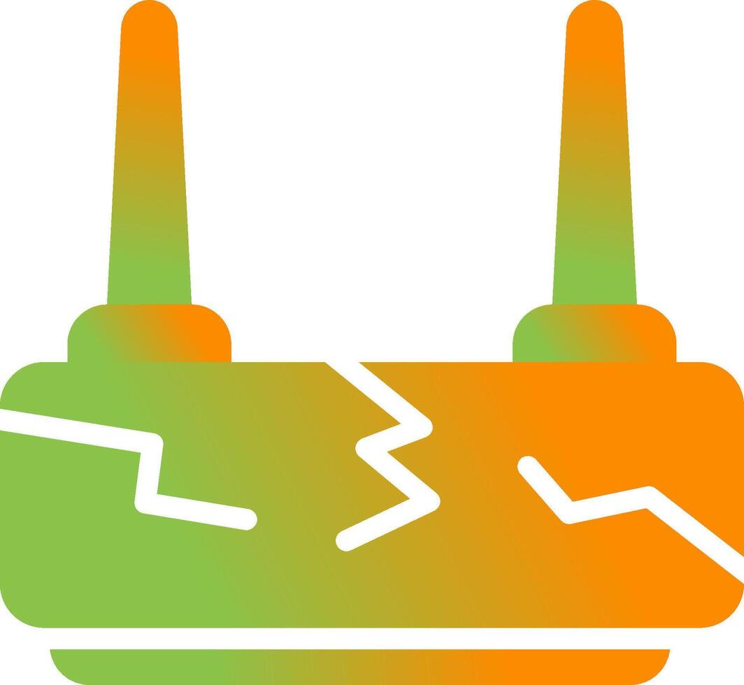 router dispositivo vettore icona