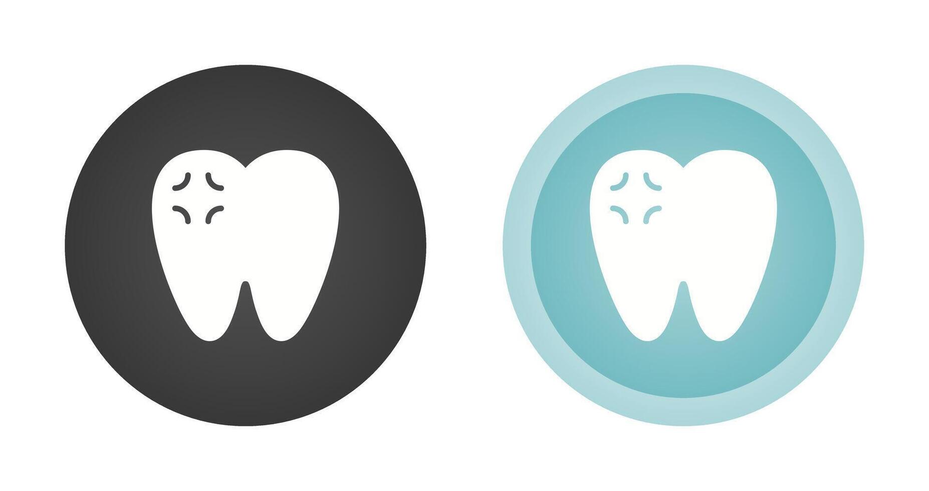 icona di vettore di mal di denti