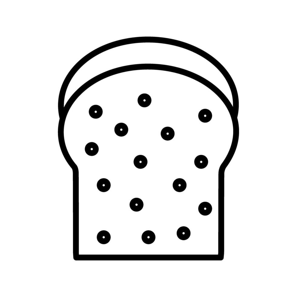 icona di vettore di pane