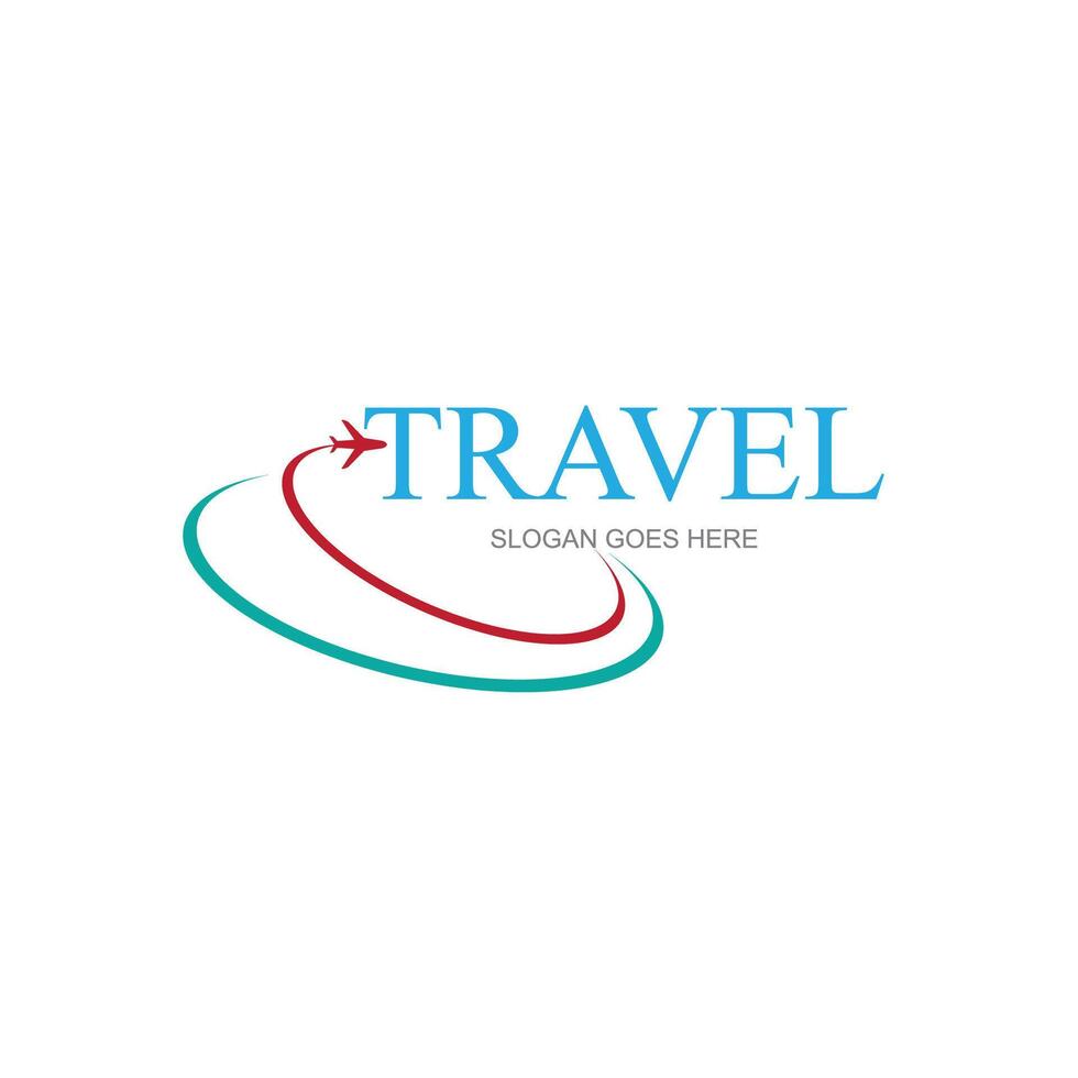 vettore logo design modello per compagnia aerea, linea aerea biglietto, viaggio agenzia