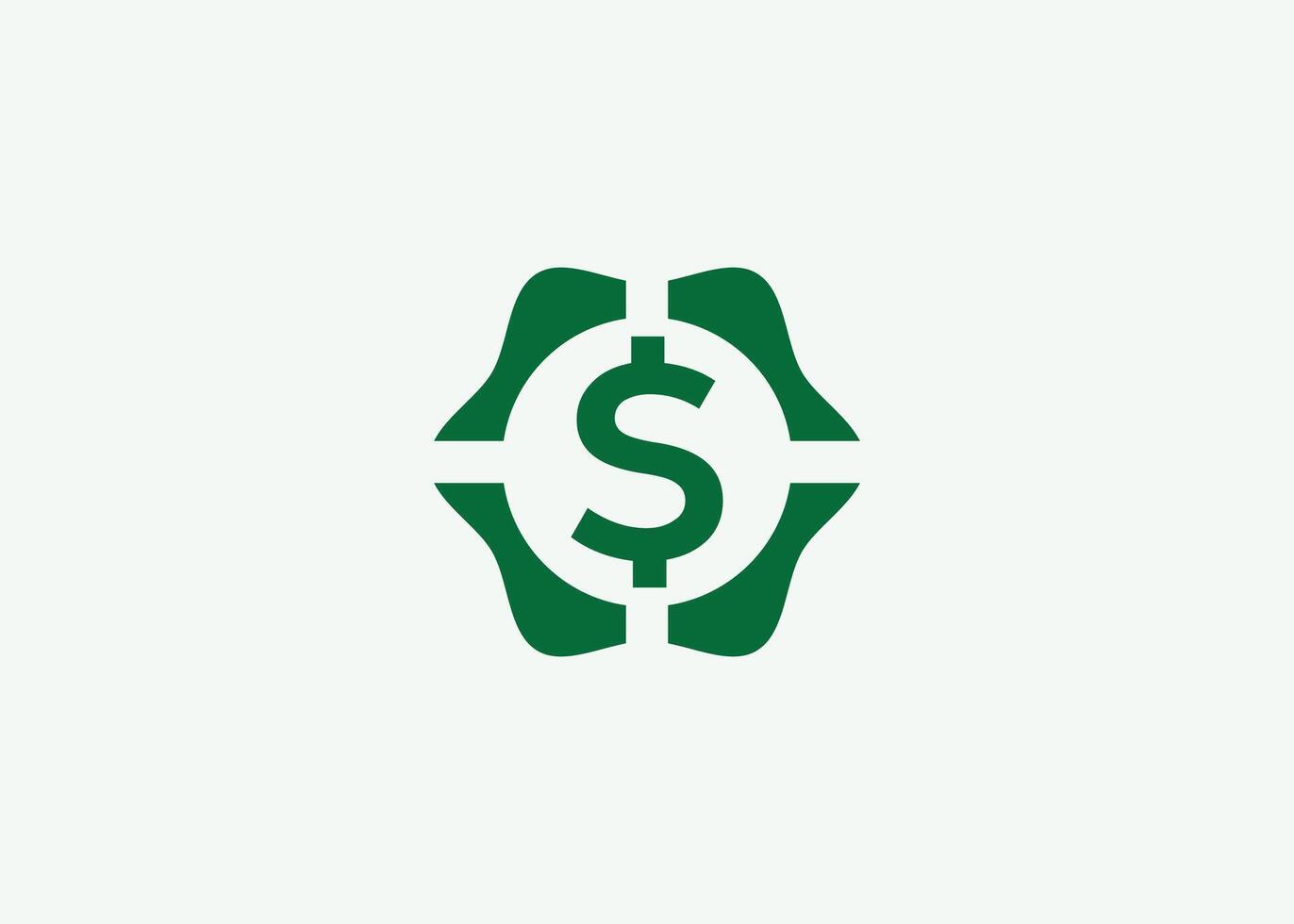 minimalista dollaro moneta logo design vettore modello. moneta per attività commerciale finanza vettore. finanza moneta moneta