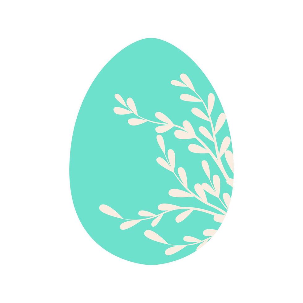 contento Pasqua. Pasqua uova con diverso textures su un' bianca sfondo. primavera vacanza. vettore illustrazione. contento Pasqua uova piatto design .