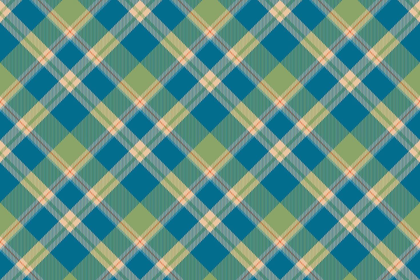 tartan Scozia senza soluzione di continuità plaid modello vettore. retrò sfondo tessuto. Vintage ▾ dai un'occhiata colore piazza geometrico struttura. vettore