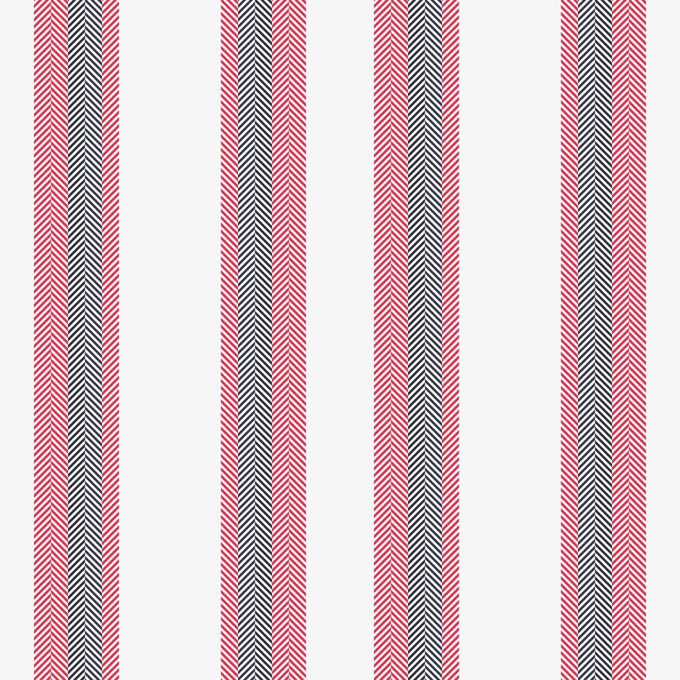 India banda struttura linee, maturo modello vettore tessile. verticale verticale senza soluzione di continuità sfondo tessuto nel bianca e rosso colori.
