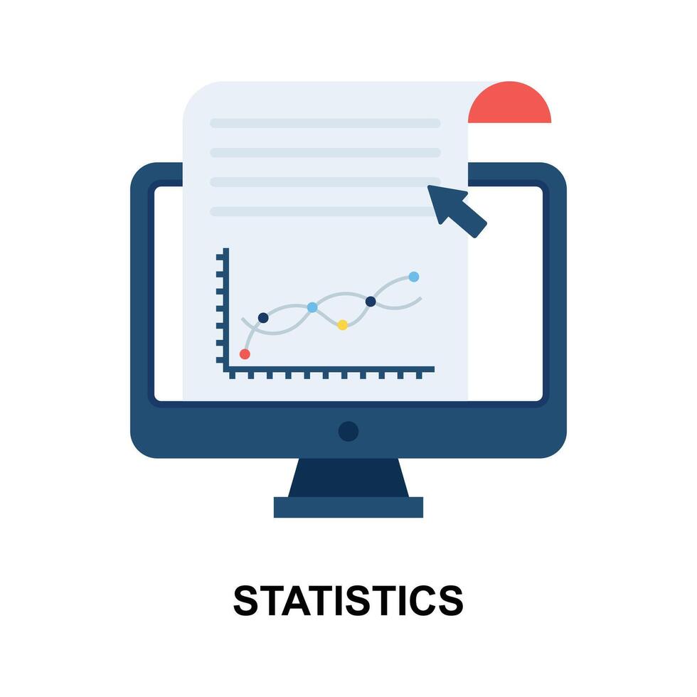 avere un' Guarda a Questo unico icona di dati analitica nel moderno piatto stile vettore