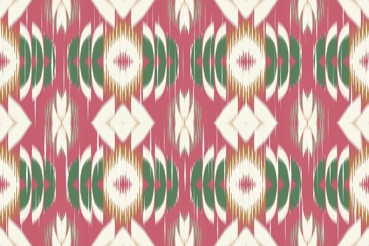 ikat paisley ricamo su il tessuto nel Indonesia, India e asiatico paesi.geometric etnico orientale senza soluzione di continuità modello.azteco stile. illustrazione.disegno per trama, tessuto, abbigliamento, avvolgimento, tappeto. vettore