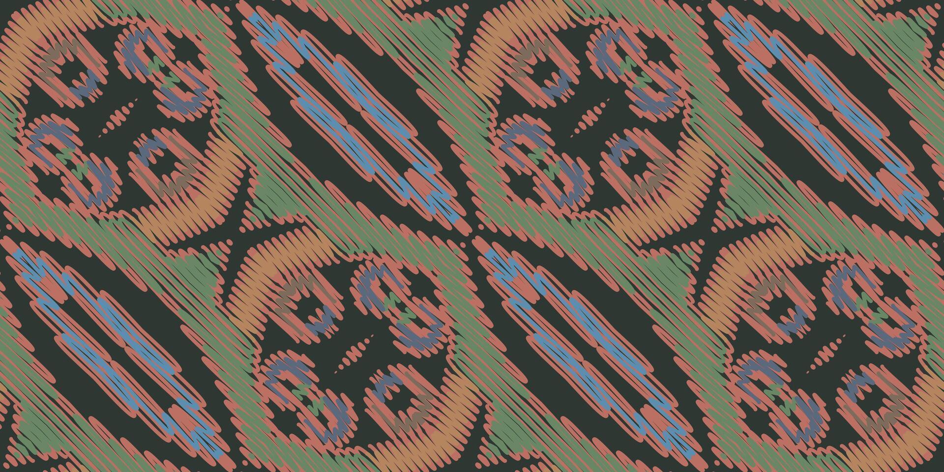 africano ikat paisley ricamo. geometrico etnico orientale senza soluzione di continuità modello tradizionale sfondo. azteco stile astratto vettore illustrazione. design per struttura, tessuto, vestiario, avvolgere, tappeto.