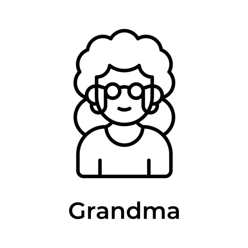 grama avatar vettore disegno, pronto per premio uso