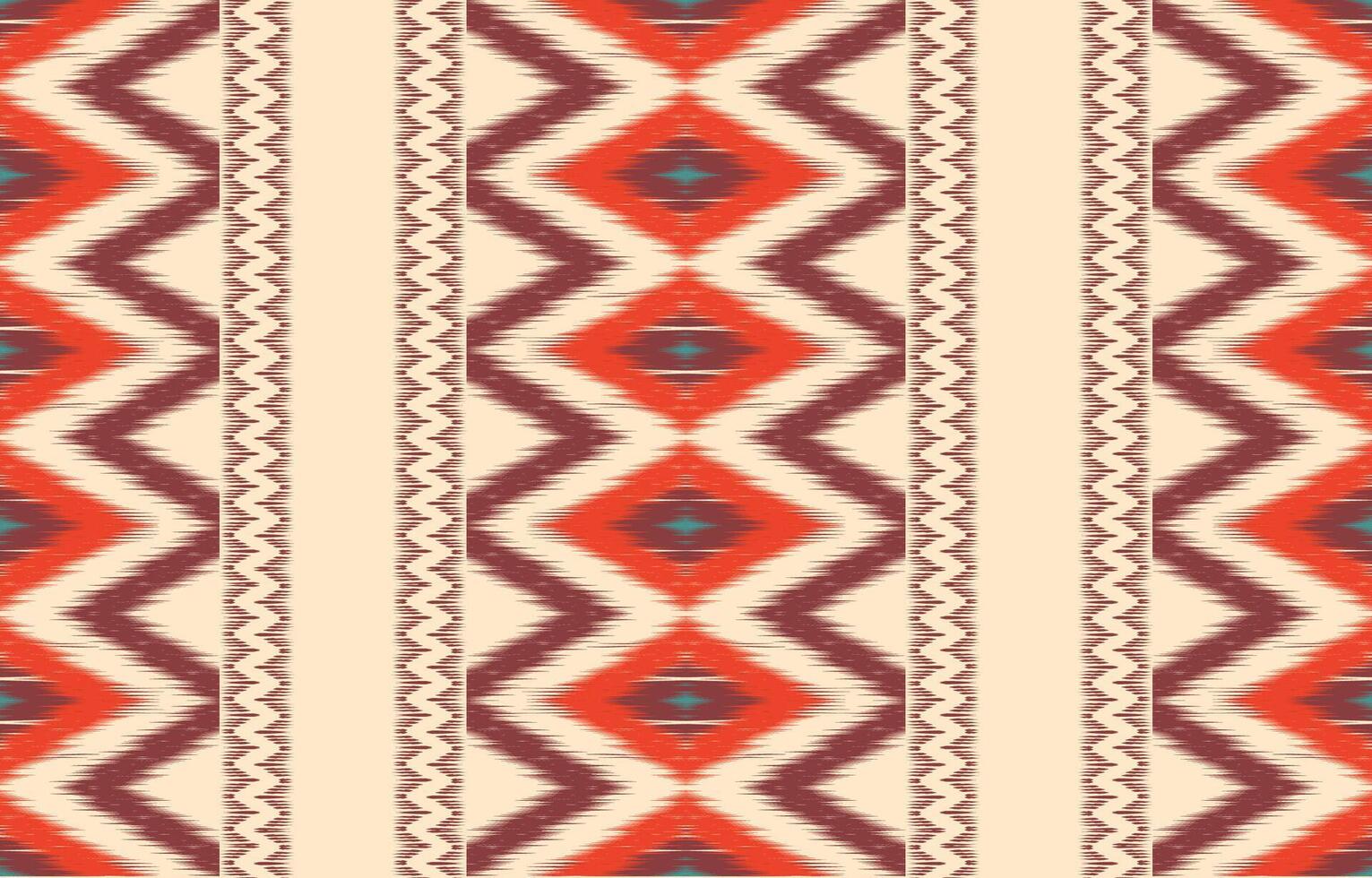 etnico astratto ikat arte. azteco ornamento Stampa. geometrico etnico modello senza soluzione di continuità colore orientale. design per sfondo ,tenda, tappeto, sfondo, vestiario, avvolgere, batik, vettore illustrazione.