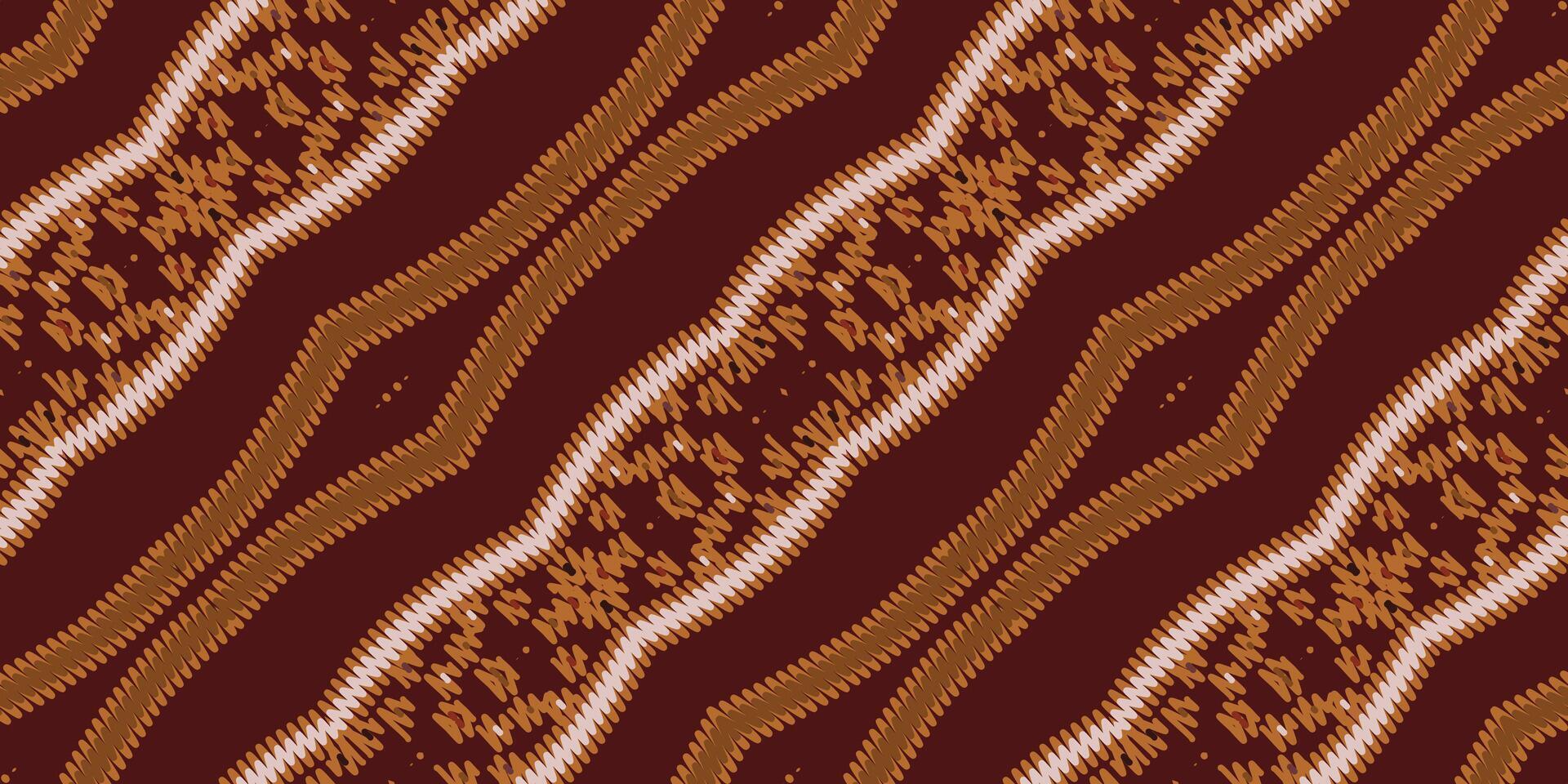 cravatta tintura modello senza soluzione di continuità bandana Stampa seta motivo ricamo, ikat ricamo vettore design per Stampa jacquard slavo modello folclore modello kente arabesco