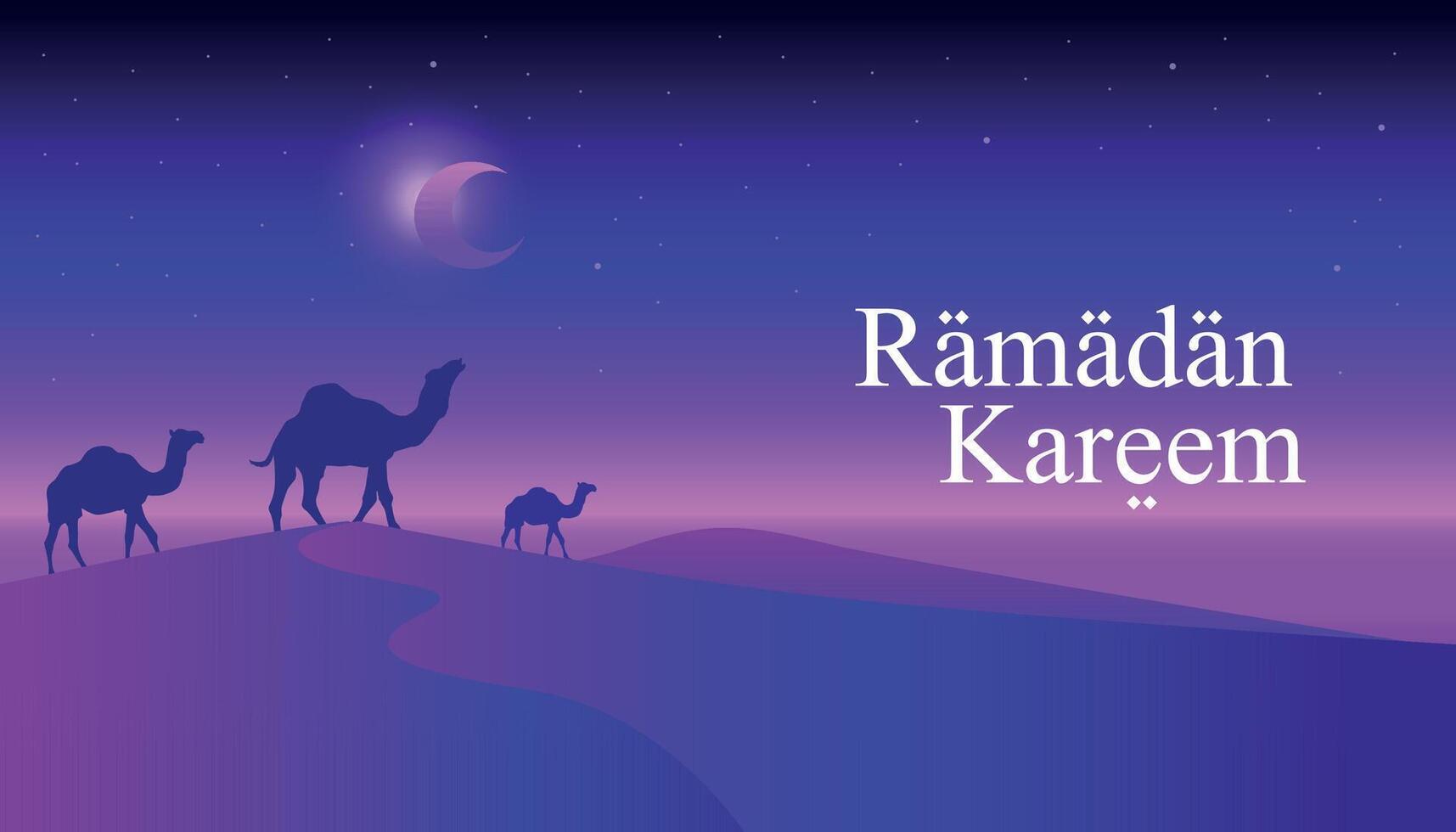 illustrazione vettore grafico di Ramadan kareem Perfetto per sfondo design