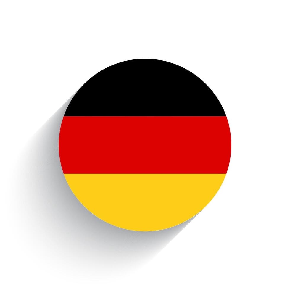 nazionale bandiera di Germania icona vettore illustrazione isolato su bianca sfondo.